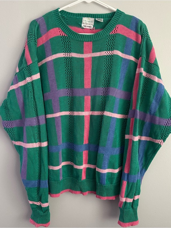 Sweaters - Vintage XL LL Sport hand loomed knit sweater womens men’s united